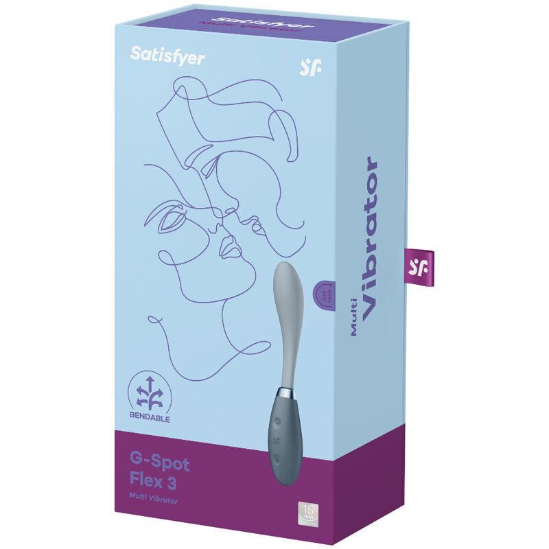 satisfyer multi vibratore g spot flex 3 grigio