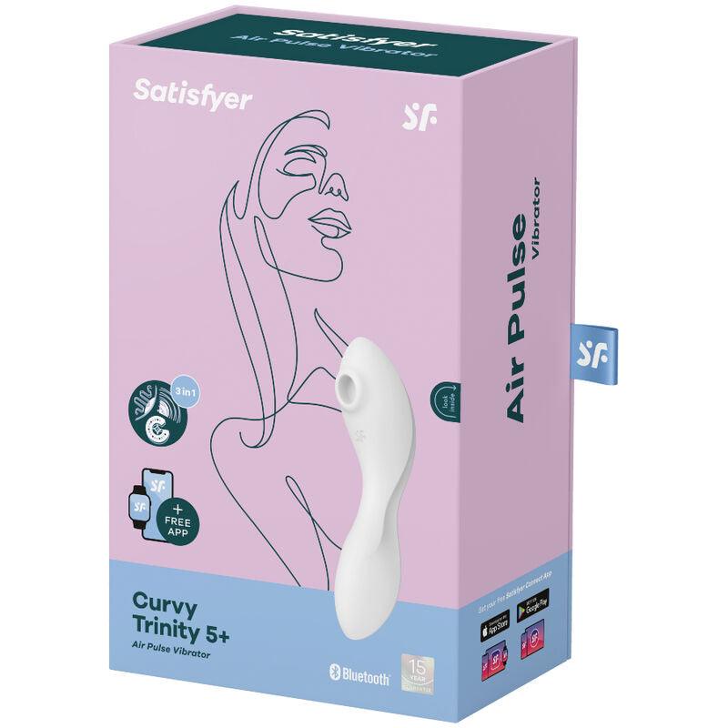 satisfyer stimolatore a e vibratore curvy trinity 5 bianco