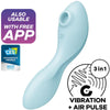 satisfyer stimolatore a e vibratore curvy trinity 5 bianco