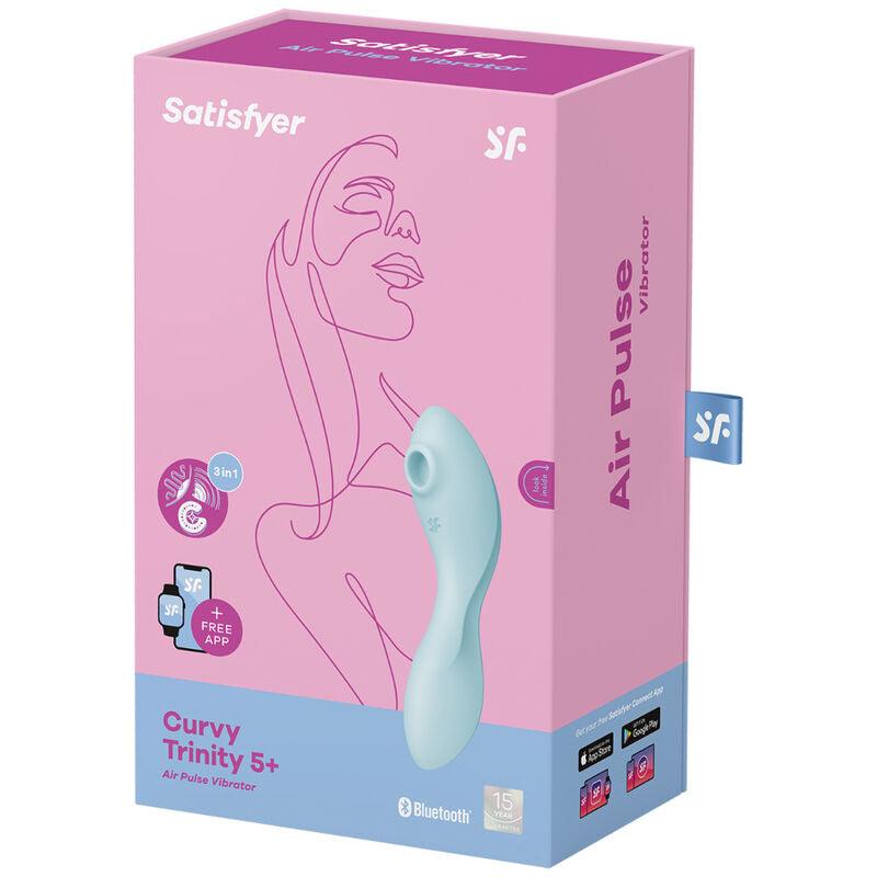 satisfyer stimolatore a e vibratore curvy trinity 5 bianco