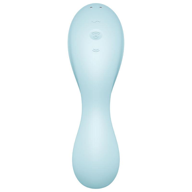 satisfyer stimolatore a e vibratore curvy trinity 5 bianco