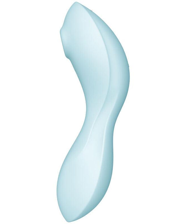 satisfyer stimolatore a e vibratore curvy trinity 5 bianco