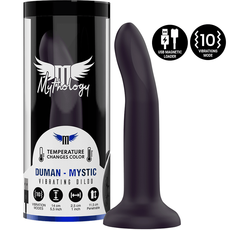 mythology duman mystic dildo s vibratore watchme compatibile con tecnologia wireless