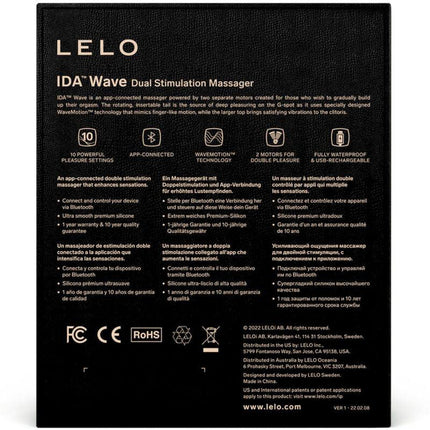 lelo massaggiatore di coppia ida wave coral