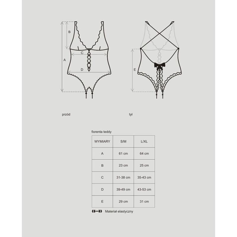 OBSESSIVE - FIORENTA TEDDY L/XL - Only Vibes