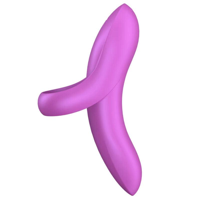 satisfyer vibratore da dito bold lover bianco