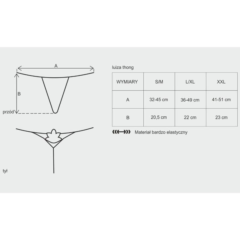 OBSESSIVE - PERIZOMA LUIZA BIANCO L/XL - Only Vibes