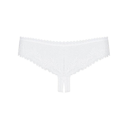 OBSESSIVE - MUTANDINE ALABASTRA SEXY CROTCHLESS BIANCO L/XL - Only Vibes