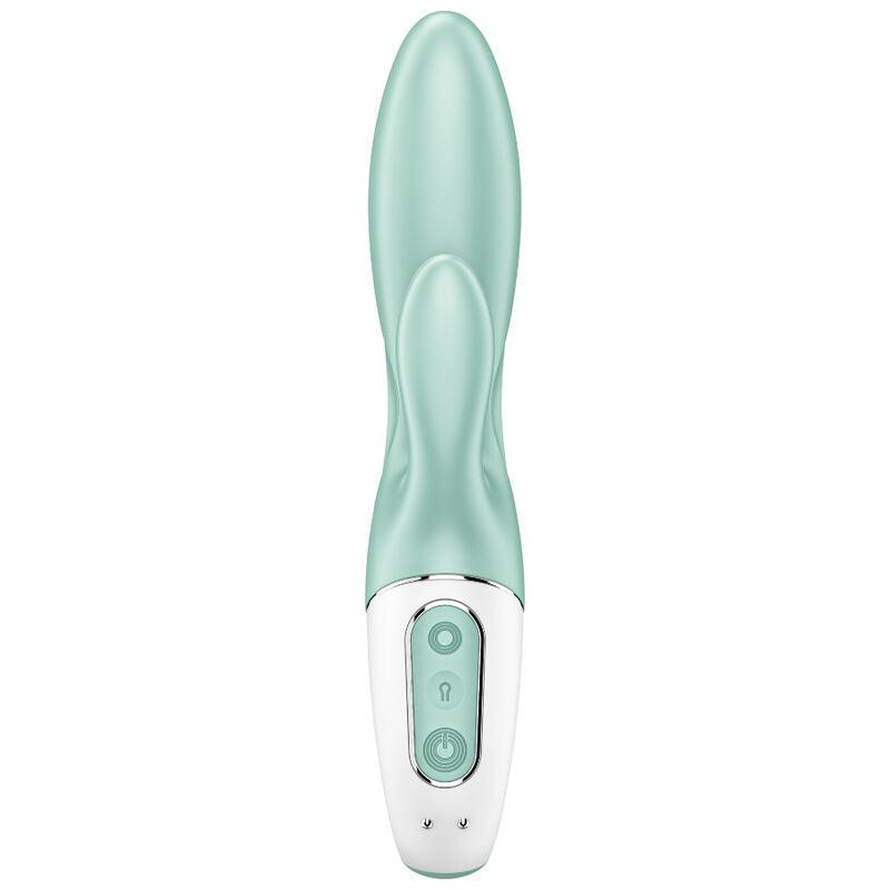 satisfyer app vibratore gonfiabile coniglio air pump bunny 5 verde