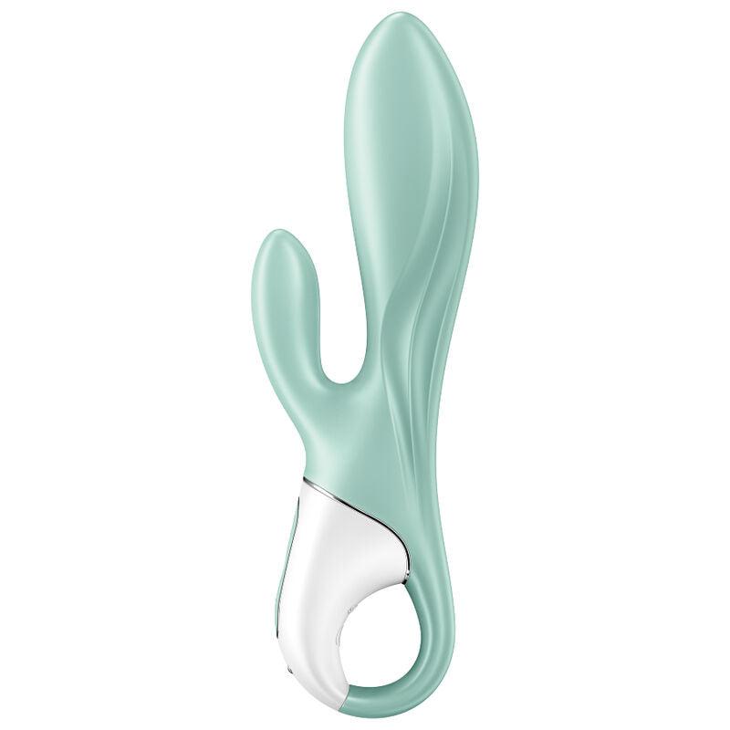 satisfyer app vibratore gonfiabile coniglio air pump bunny 5 verde