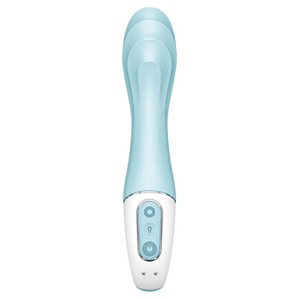 satisfyer vibratore air pump 5 vibratore gonfiabile g spot blu