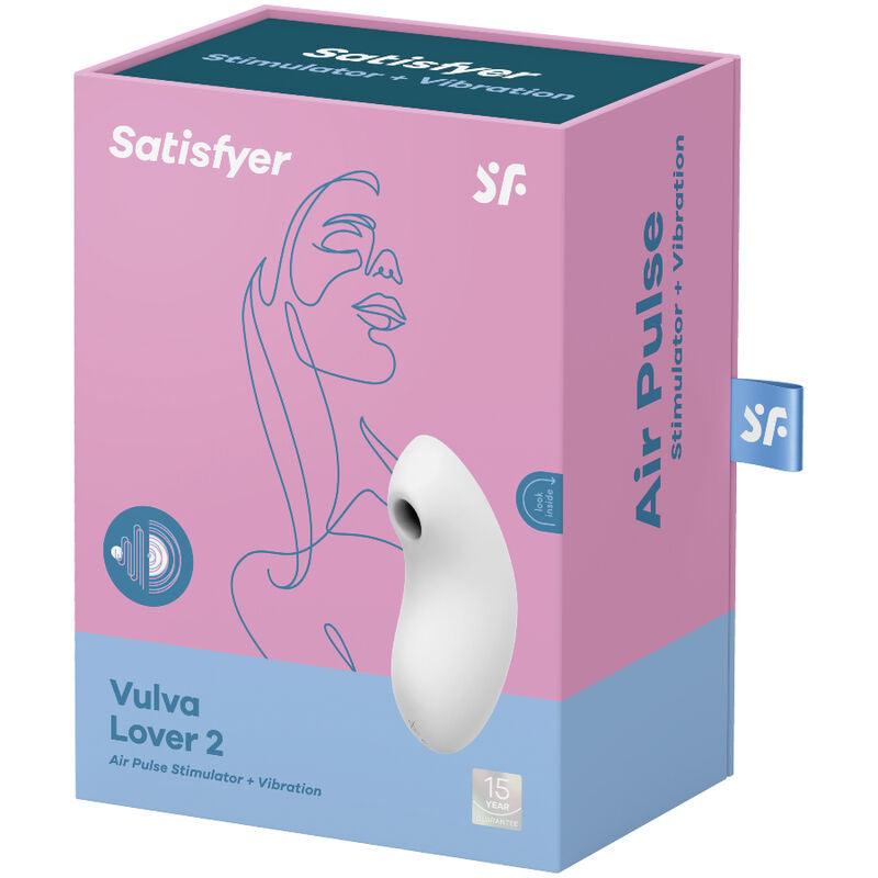 satisfyer stimolatore e vibratore a impulsi daria vulva lover 2 blu