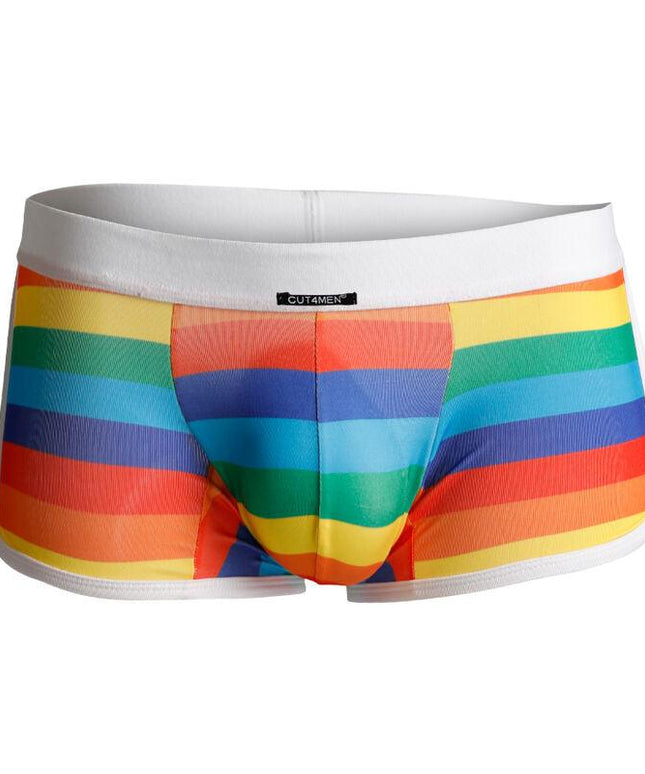 cut4men boxer trunk rainbow s