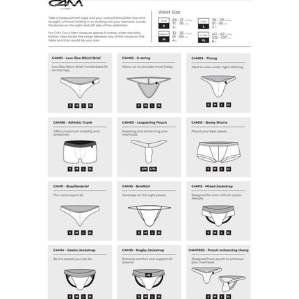 CUT4MEN - JOCKSTRAP DESIRE IN PELLE BLU L