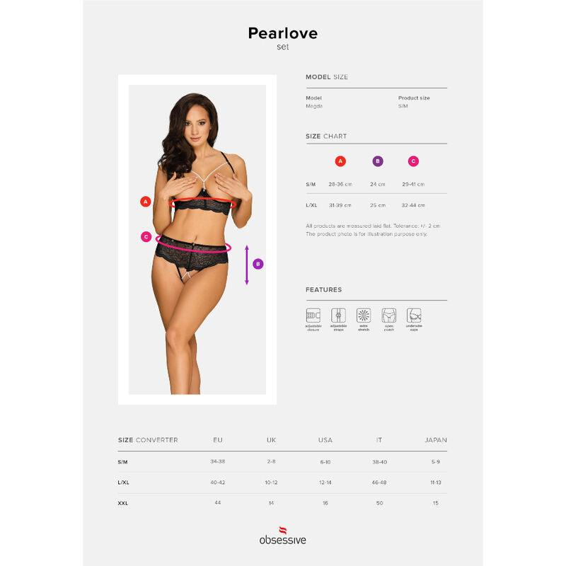 obsessive set due pezzi pearlove xs s