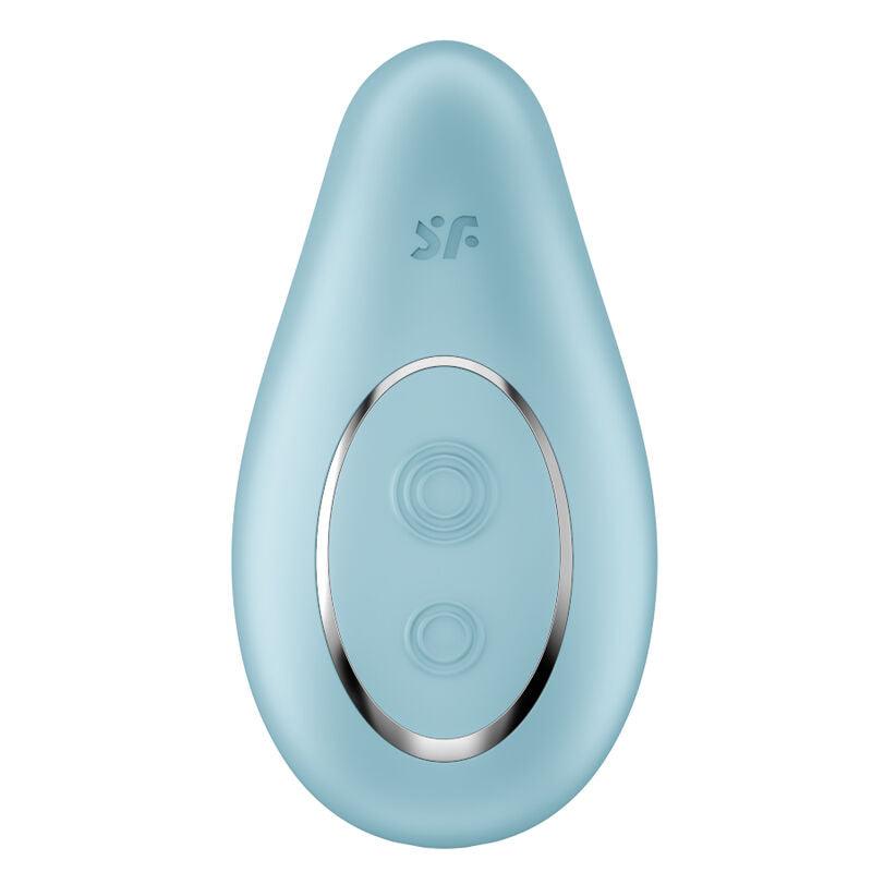 satisfyer vibratore da appoggio dipping delight blu