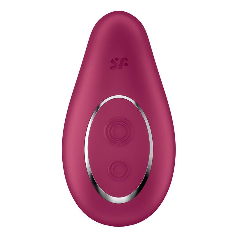 satisfyer vibratore da appoggio dipping delight blu