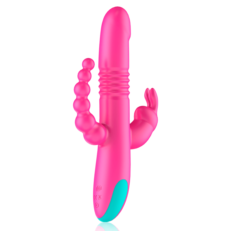 happy loky tripla stimolazione donald compatibile con la tecnologia wireless anale g spot e clitoridea watchme