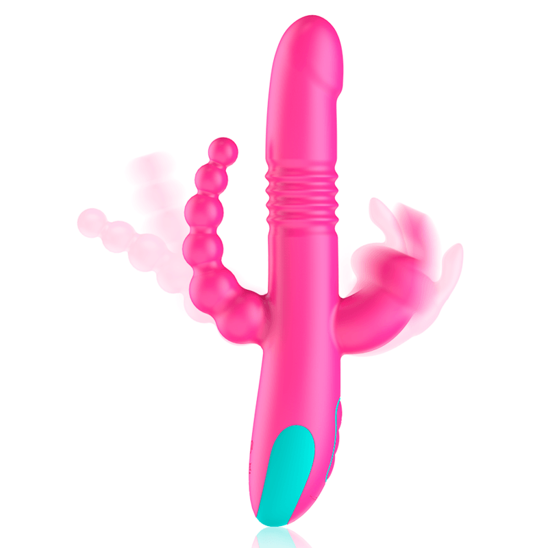 happy loky tripla stimolazione donald compatibile con la tecnologia wireless anale g spot e clitoridea watchme