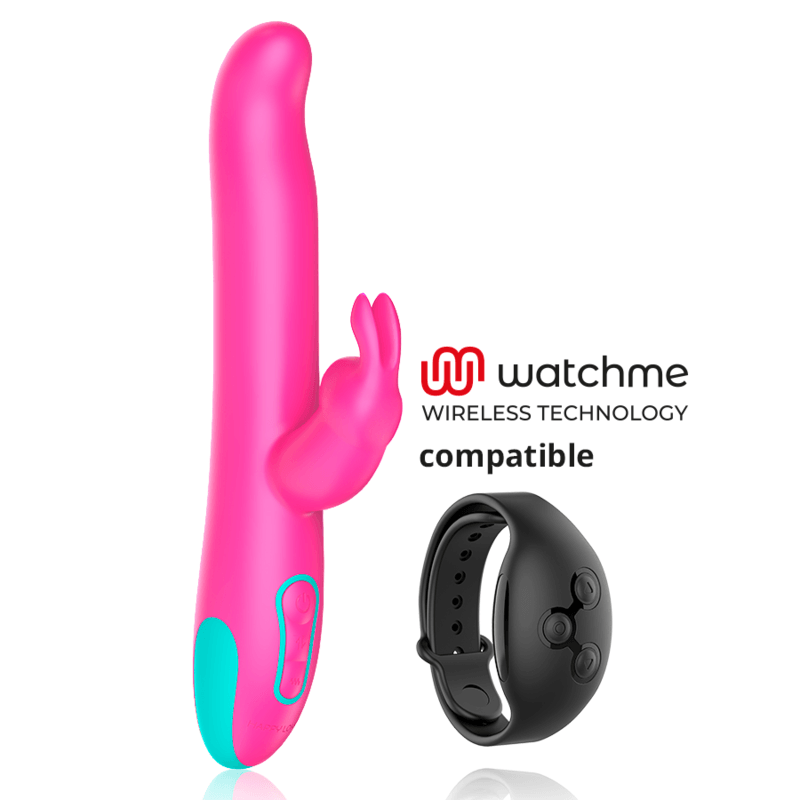 happy loky pluto coniglio vibratore e rotatore watchme compatibile con la tecnologia wireless