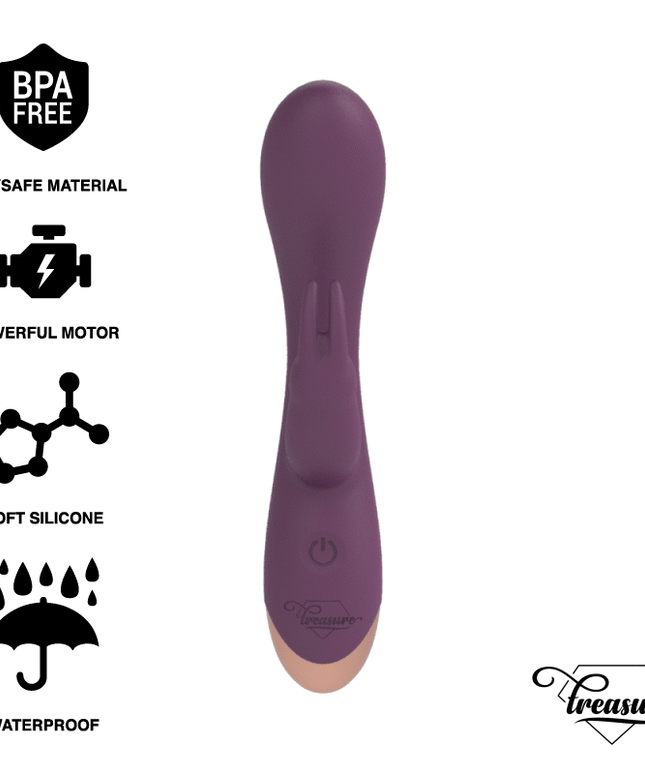 TREASURE - LAURENCE RABBIT VIBRATORE WATCHME COMPATIBILE CON TECNOLOGIA WIRELESS