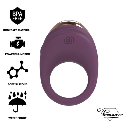 treasure robin anello vibrante watchme compatibile con tecnologia wireless