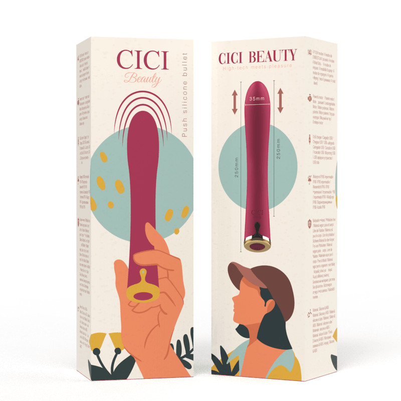 cici beauty premium silicone push bullet