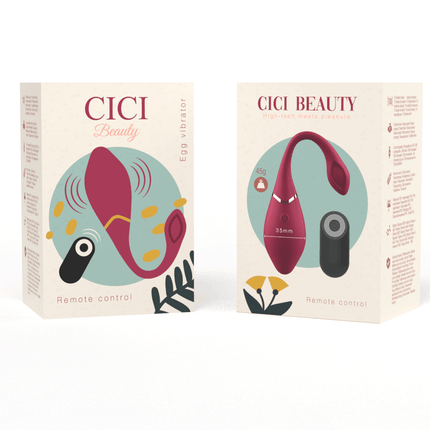 cici beauty premium silicone uovo vibratore telecomando