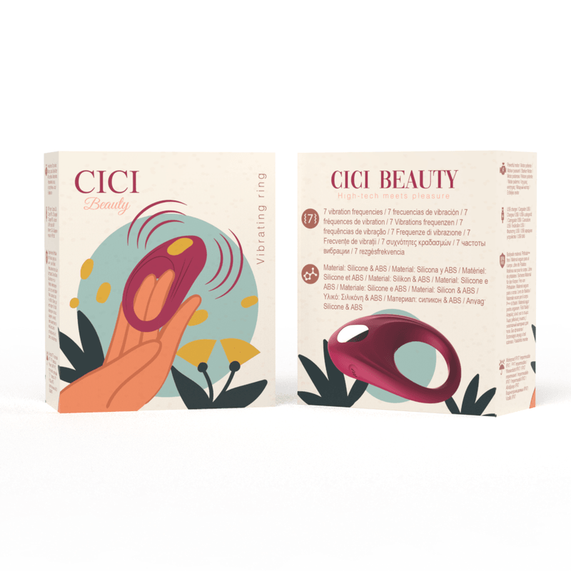 cici beauty anello vibrante in silicone premium