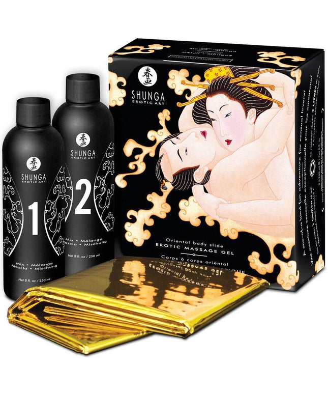 SHUNGA - GEL DA MASSAGGIO EROTICO CORPO A CORPO AL MELONE ORIENTALE - Only Vibes
