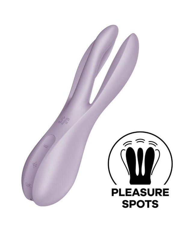 satisfyer vibratore threesome 2 nero