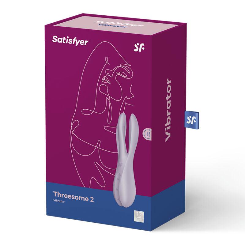 satisfyer vibratore threesome 2 nero