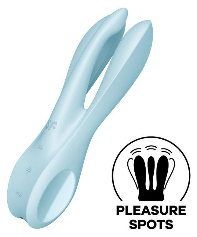 satisfyer threesome 1 vibratore blu