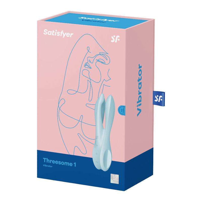 satisfyer threesome 1 vibratore blu