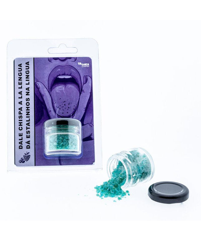 taloka frizzante per la lingua baci magici lampone blu