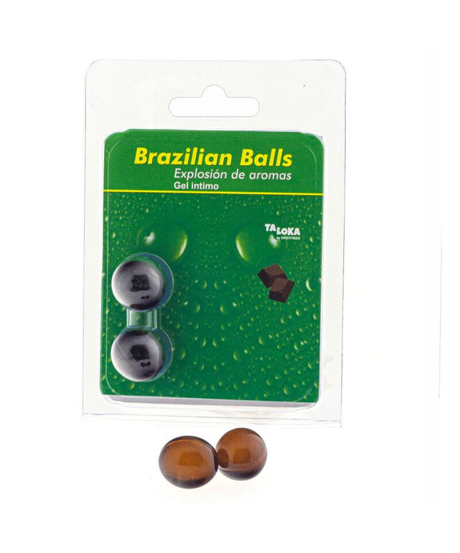 taloka 2 sfere brasiliane gel intimo al cioccolato