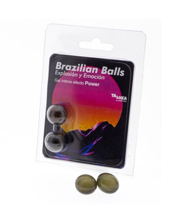 taloka 2 sfere brasiliane gel emozionante effetto power