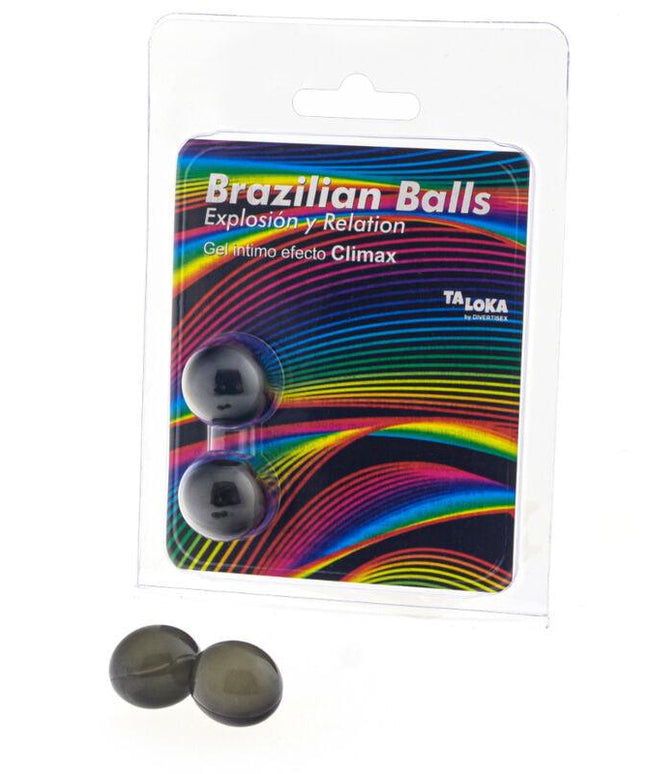 taloka 2 sfere brasiliane climax effetto emozionante gel