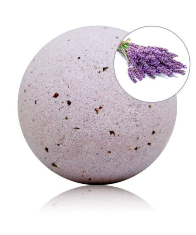 taloka bomba da bagno profumata alla lavanda con petali di rosa