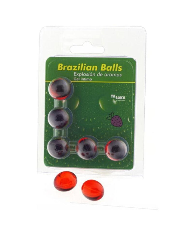 taloka 5 sfere brasiliane gel intimo alla fragola