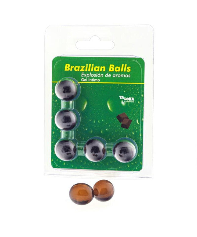 taloka 5 sfere brasiliane gel intimo al cioccolato