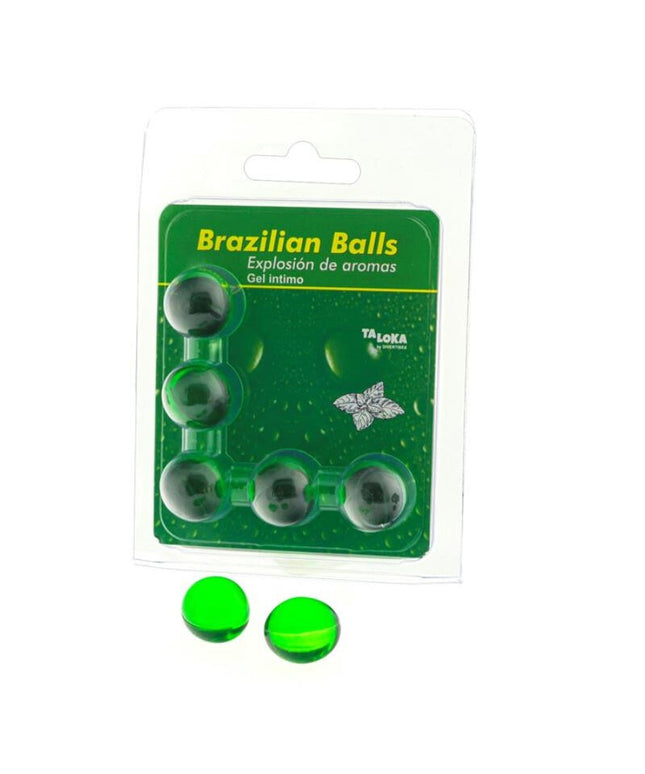 TALOKA - 5 PALLINE BRASILIANE GEL INTIMO MENTA