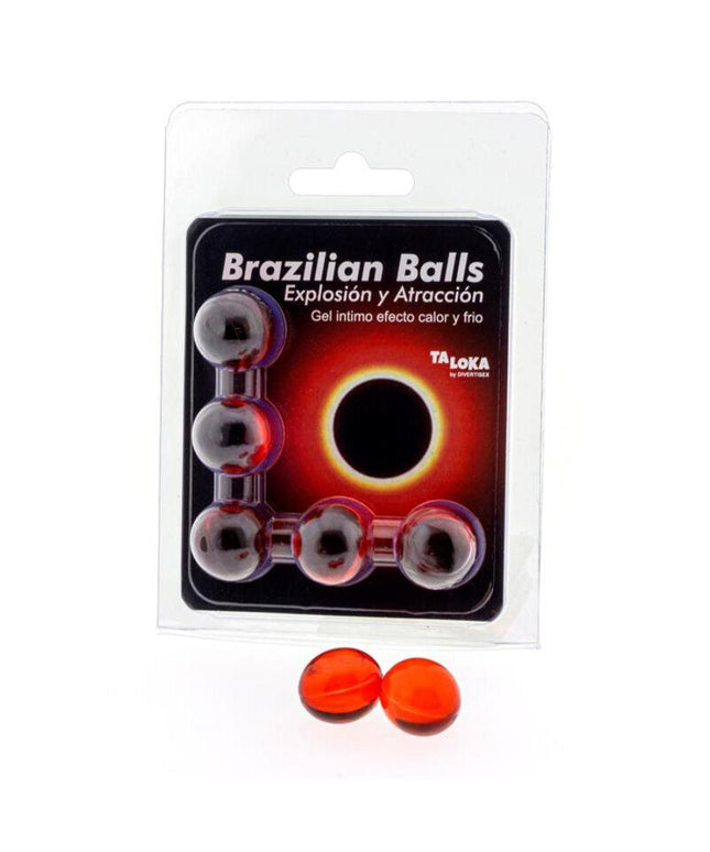 taloka 5 sfere brasiliane gel emozionante effetto caldo e freddo