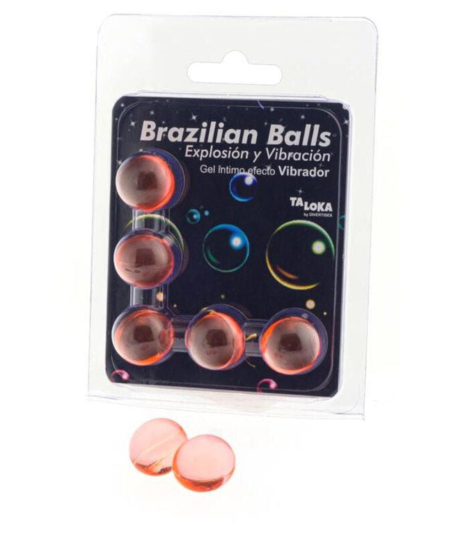taloka 5 sfere brasiliane gel emozionante effetto vibrante