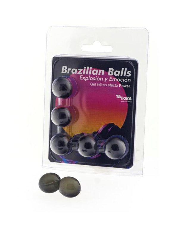 taloka 5 sfere brasiliane gel emozionante effetto power