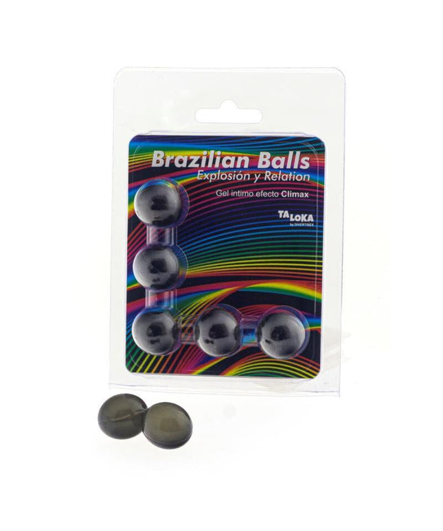 taloka 5 sfere brasiliane climax effetto emozionante gel