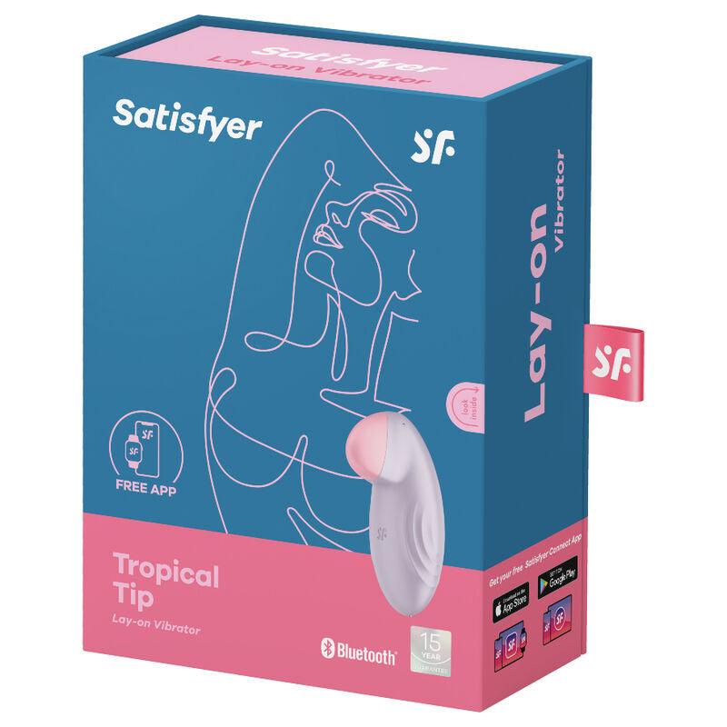 satisfyer vibratore da lay on tropical tip blu