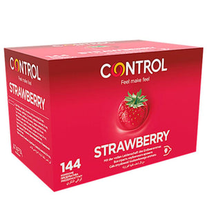 control preservativi adapta alla fragola 144 unita