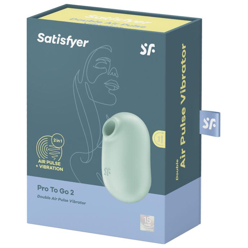 satisfyer pro to go 2 doppio stimolatore e vibratore viola