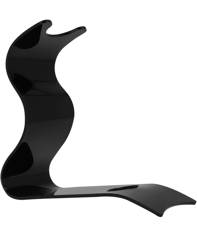DREAMLOVE - ESPOSITORE IN ACRILICO NERO GRANDE 15,0 x 14,5 CM